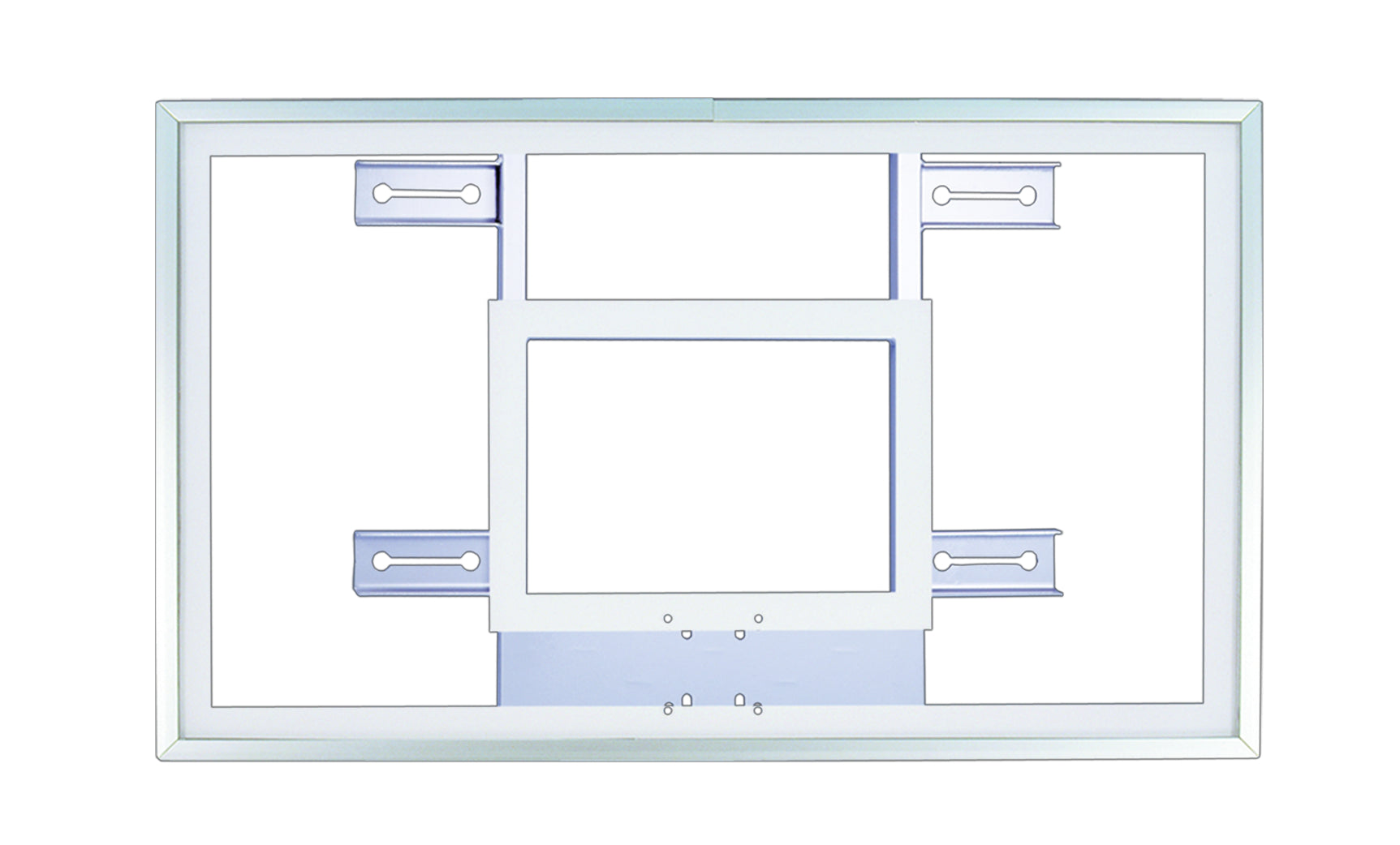 First Team FT220H Gymnasium Acrylic Basketball Backboard - 36