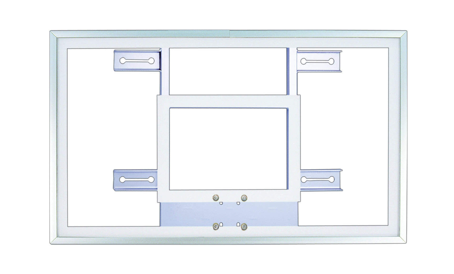 First Team FT230H Gymnasium Glass Basketball Backboard - 36