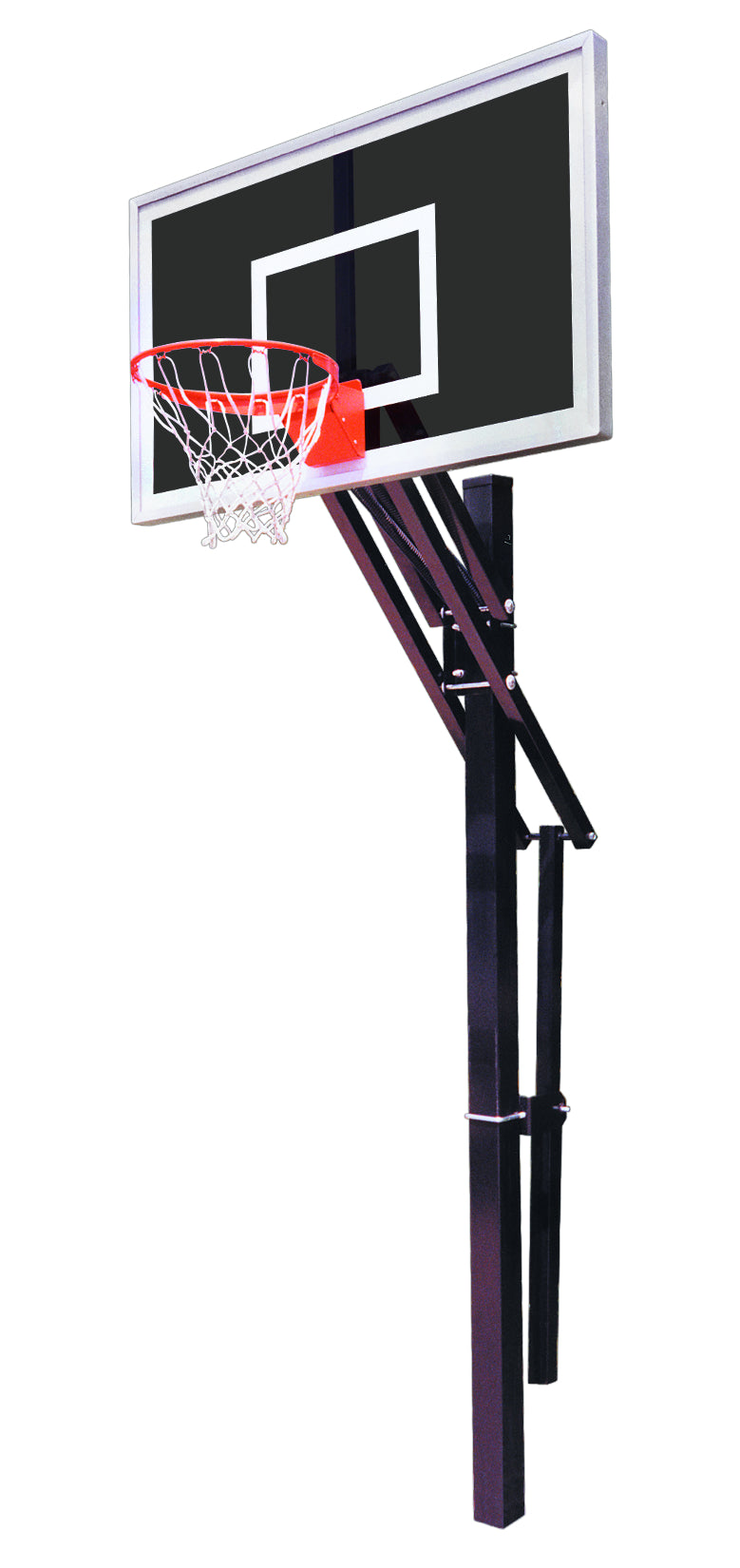First Team Slam Eclipse In Ground Basketball Goal - 36"x60" Smoked Tempered Glass