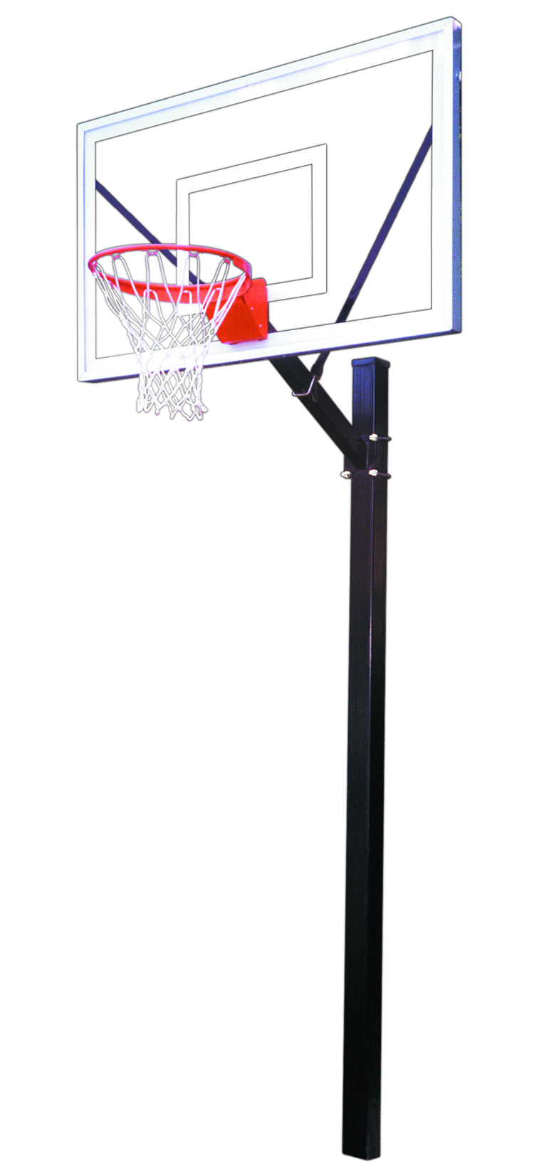 First Team Sport Select In Ground Basketball Goal - 36"x60" Acrylic