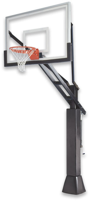Ironclad Full Court In Ground Basketball Goal - 42" x 60" Tempered Glass