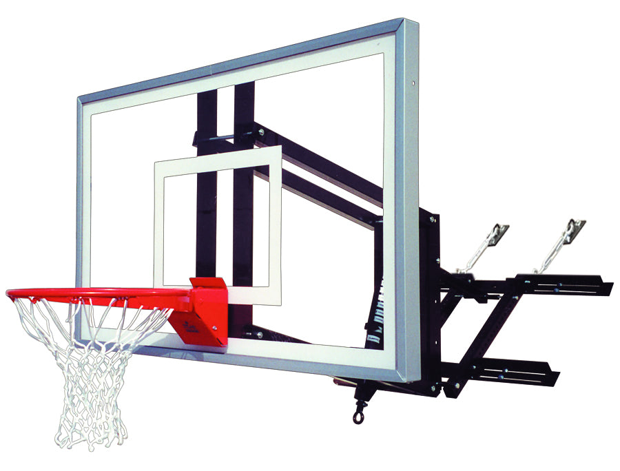First Team RoofMaster Nitro Adjustable Basketball Goal - 36"x60" Tempered Glass