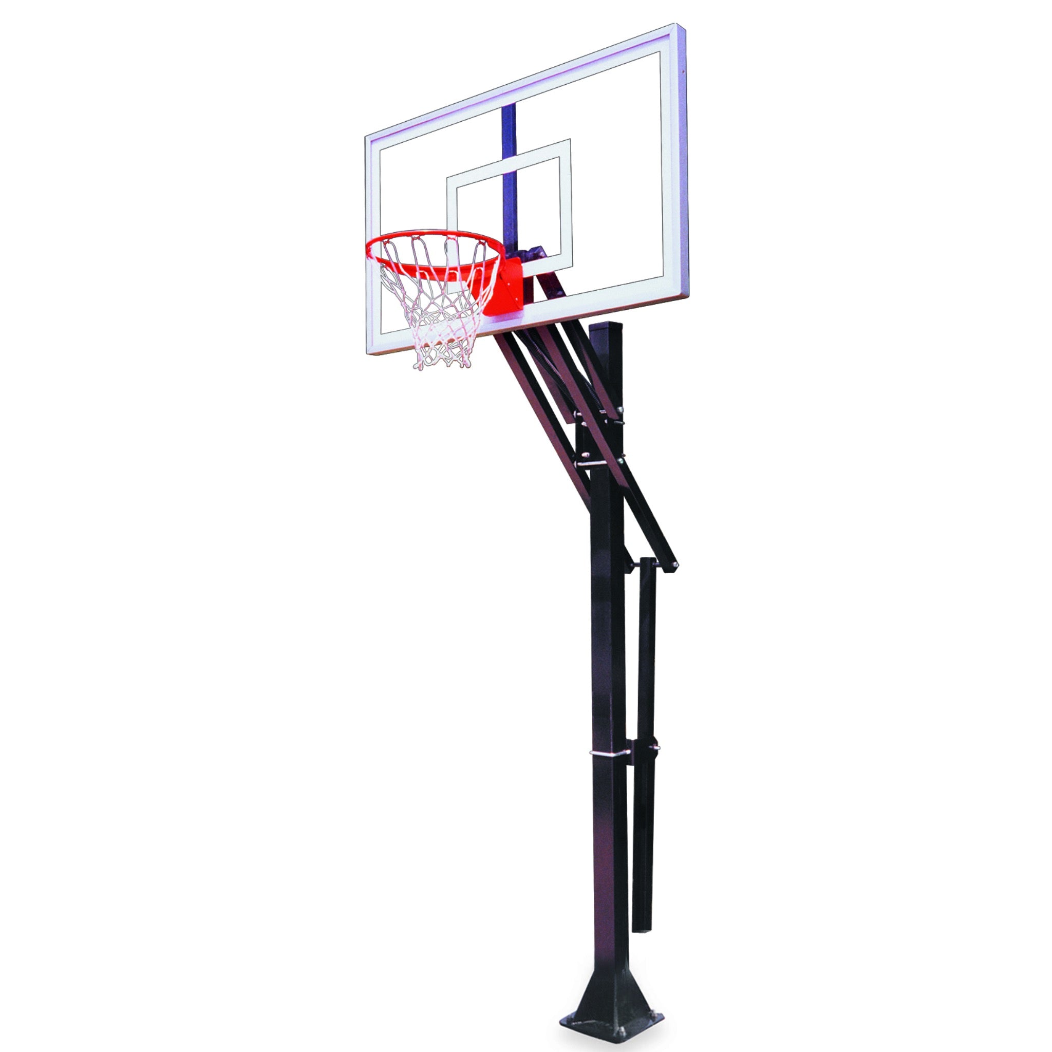 First Team Slam In Ground Basketball Goal