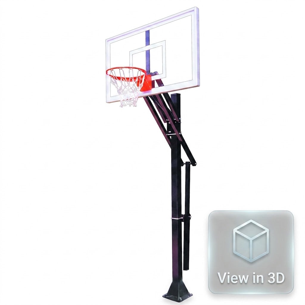 First Team Slam In Ground Basketball Goal