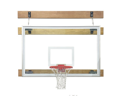 First Team SuperMount01 Tradition Wall Mounted Basketball Goals - 48"x72" Tempered Glass