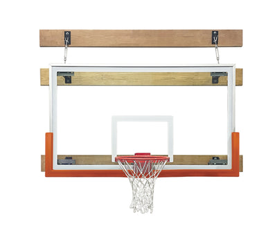 First Team SuperMount01 Victory Wall Mounted Basketball Goals - 42"x72" Tempered Glass