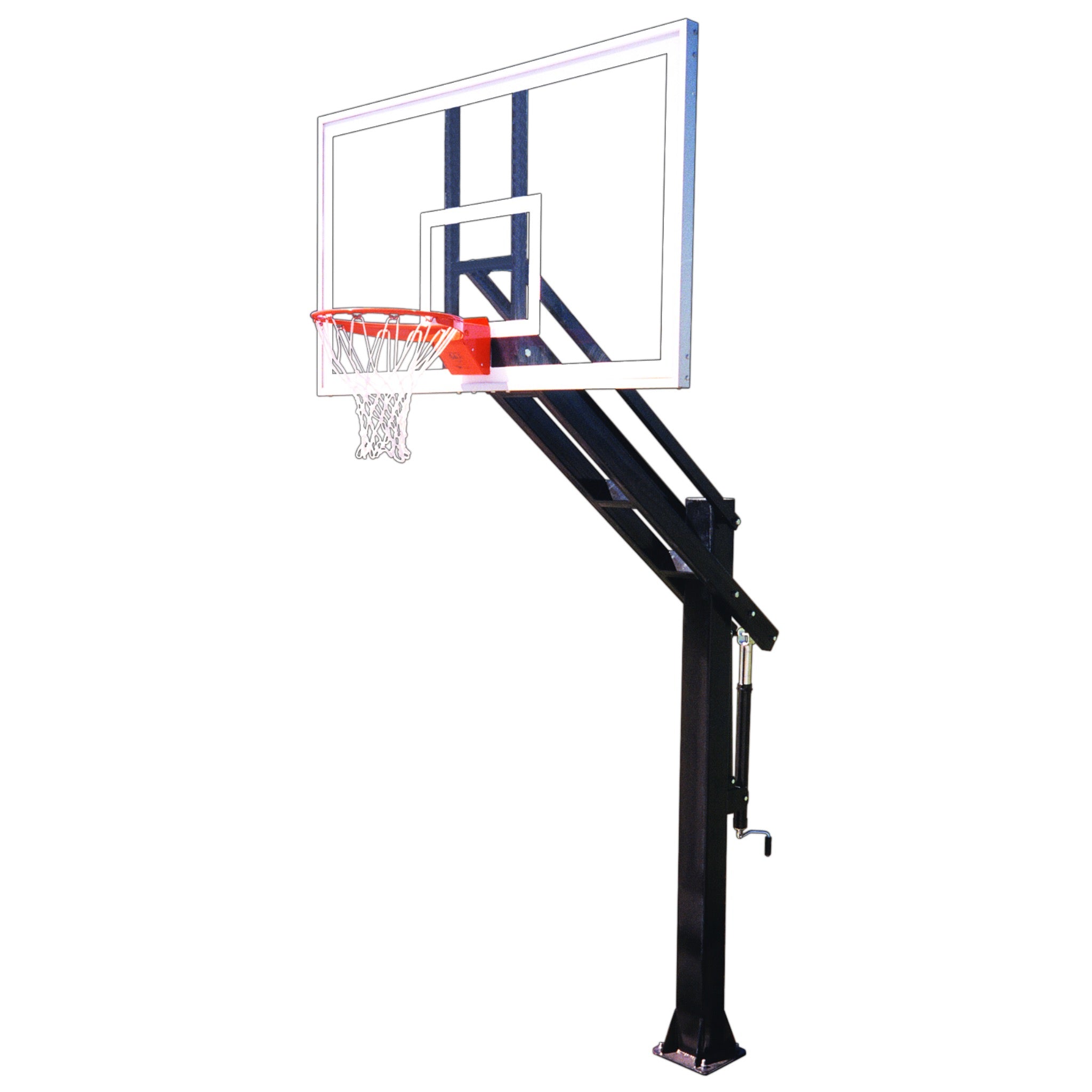 First Team Titan In Ground Basketball Goal