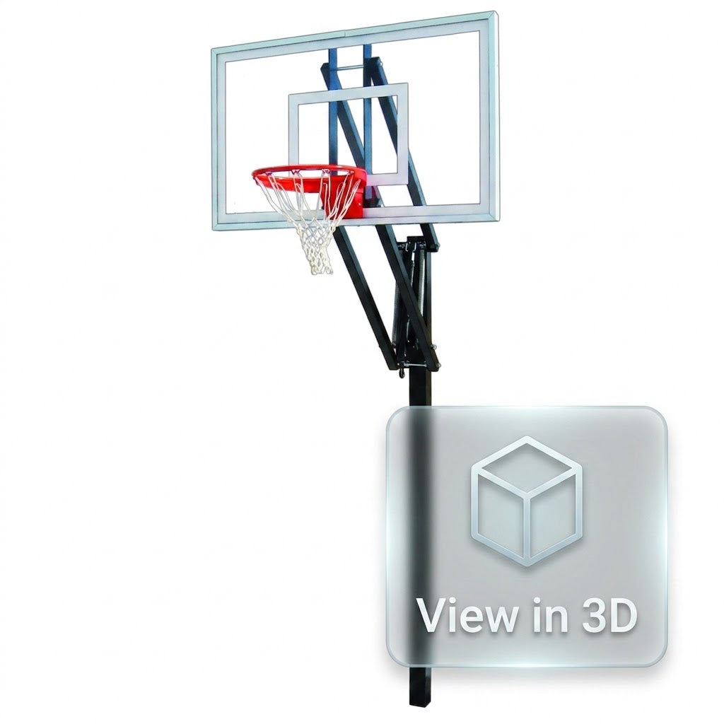 First Team Vector In Ground Basketball Goal