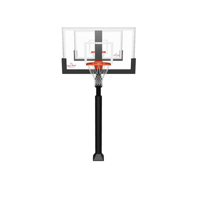 First Team Legend Jr Ultra In Ground Basketball Goal - 36"x54" Tempered Glass