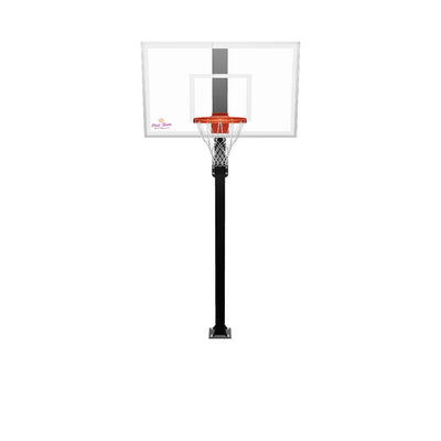 First Team Legend Jr Ultra In Ground Basketball Goal - 36"x54" Tempered Glass