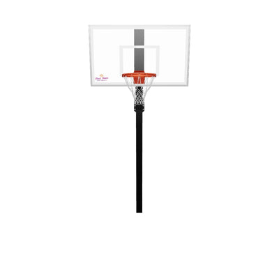 First Team Legend Jr Pro In Ground Basketball Goal - 36"x60" Tempered Glass