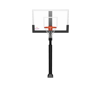 First Team Legend Jr Pro In Ground Basketball Goal - 36"x60" Tempered Glass