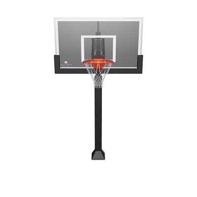 First Team Champ Eclipse In Ground Basketball Goal - 36"x60" Smoked Tempered Glass