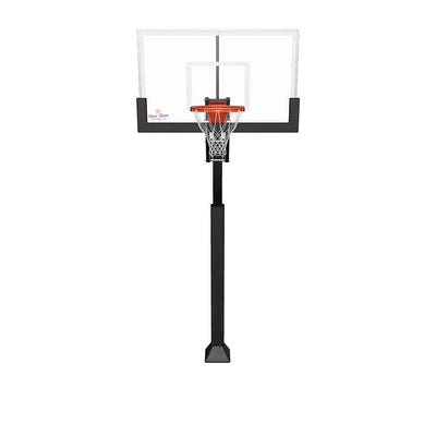 First Team Champ Nitro In Ground Basketball Goal - 36"x60" Tempered Glass