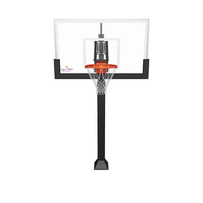 First Team Champ Nitro In Ground Basketball Goal - 36"x60" Tempered Glass