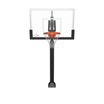 First Team Champ Turbo In Ground Basketball Goal - 36"x54" Tempered Glass