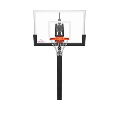 First Team Champ Turbo In Ground Basketball Goal - 36"x54" Tempered Glass