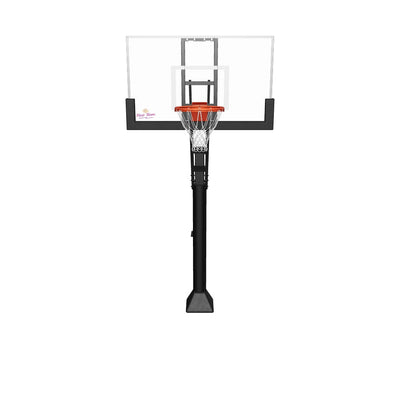 First Team Force Pro In Ground Basketball Goal - 36"x60" Tempered Glass