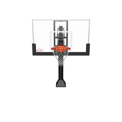 First Team Force Pro In Ground Basketball Goal - 36"x60" Tempered Glass