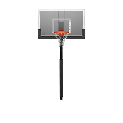 First Team Legacy Eclipse In Ground Basketball Goal - 36"x60" Smoked Tempered Glass