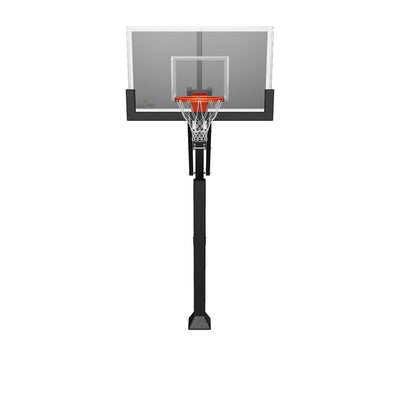 First Team Slam Eclipse In Ground Basketball Goal - 36"x60" Smoked Tempered Glass