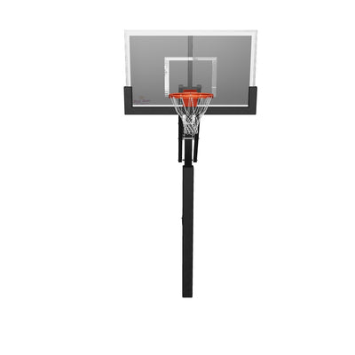 First Team Slam Eclipse In Ground Basketball Goal - 36"x60" Smoked Tempered Glass