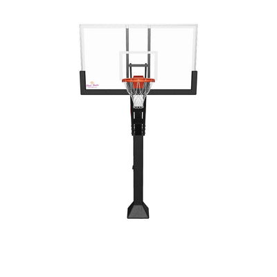 First Team Titan Arena In Ground Basketball Goal - 42"x72" Tempered Glass