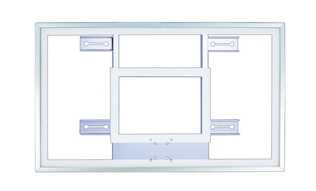 First Team FT220H Gymnasium Acrylic Basketball Backboard - 36