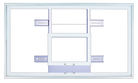 First Team FT222H Gymnasium Acrylic Basketball Backboard - 42