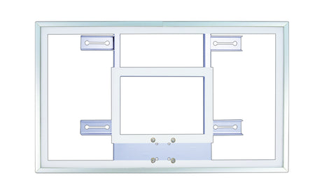 First Team FT230H Gymnasium Glass Basketball Backboard - 36