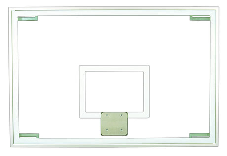 First Team FT236 Competition Glass Basketball Backboard - 48