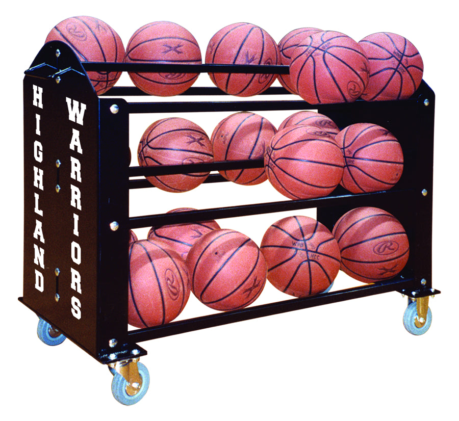 First Team Ball Hog™ Heavy Duty Basketball Ball Cart