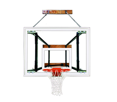 First Team FoldaMount82 Maverick Wall Mounted Basketball Goal - 40"x54" Tempered Glass