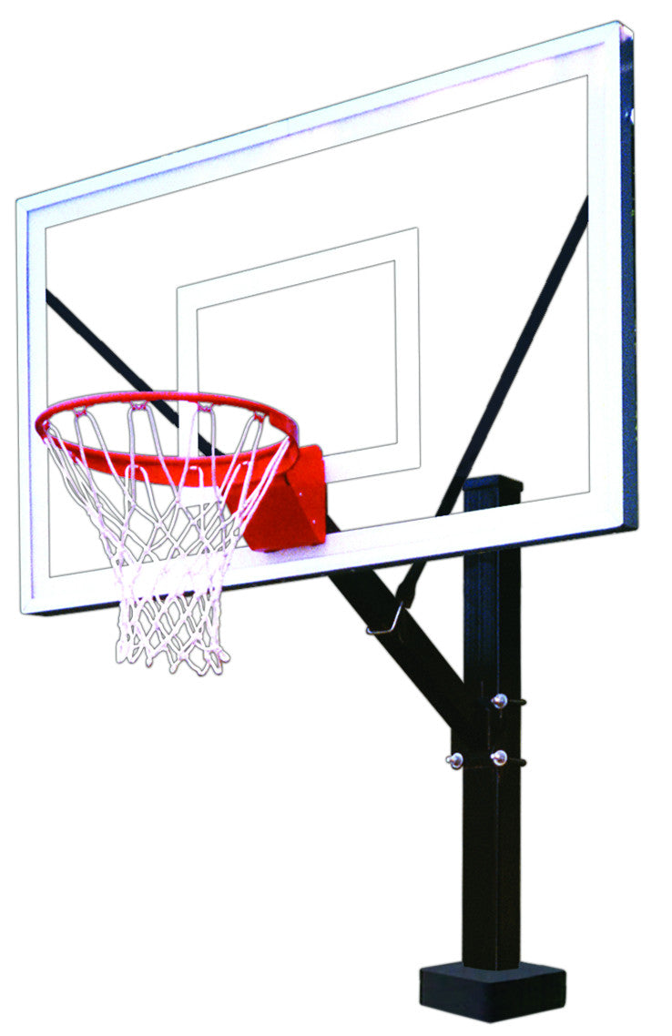 First Team HydroSport Select Pool Side Basketball Goal - 36"x60" Acrylic