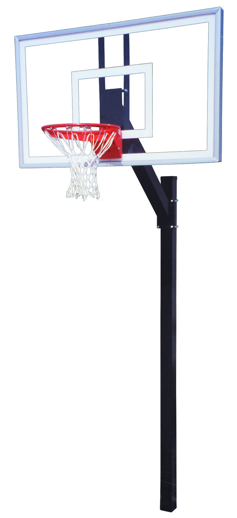 First Team Legacy Nitro In Ground Basketball Goal - 36"x60" Tempered Glass