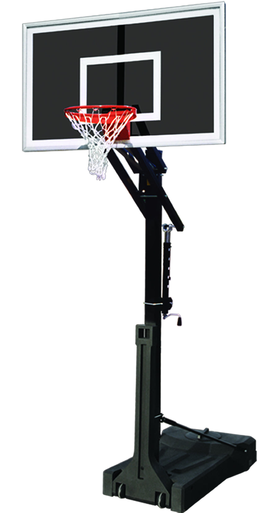 First Team OmniJam Eclipse Portable Basketball Goal - 36"x60" Smoked Tempered Glass