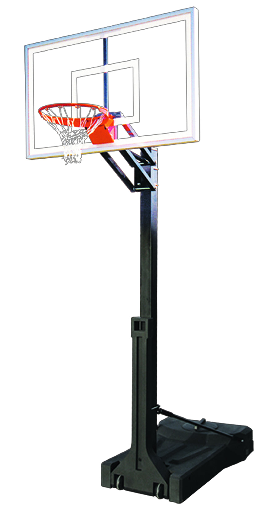 First Team OmniChamp Select Portable Basketball Goal - 36"x60" Acrylic