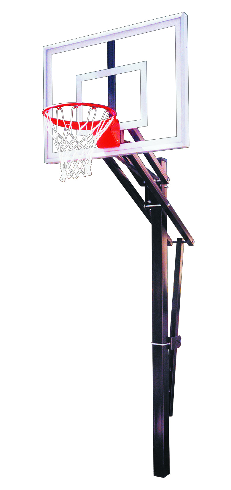 First Team Slam Turbo In Ground Basketball Goal - 36"x54" Tempered Glass
