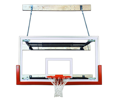 First Team SuperMount23 Victory Wall Mounted Basketball Goals - 42"x72" Tempered Glass