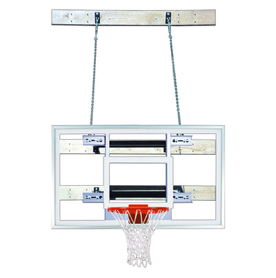 First Team SuperMount46 Pro Wall Mounted Basketball Goal - 36"x60" Tempered Glass