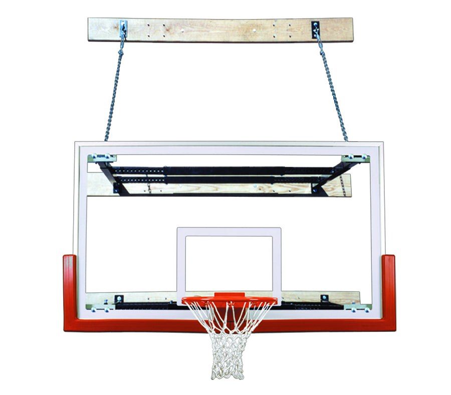 First Team SuperMount46 Victory Wall Mounted Basketball Goal - 42"x72" Tempered Glass