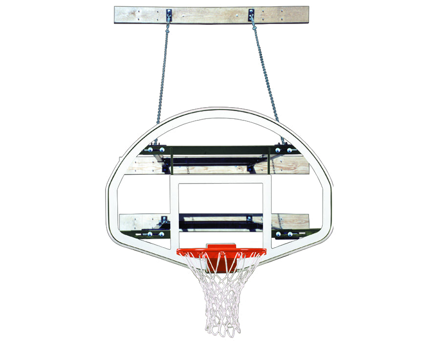 First Team SuperMount68 Advantage Wall Mounted Basketball Goal - 39"x54" Tempered Glass