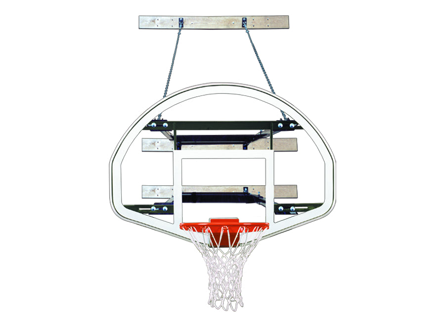 First Team SuperMount82 Advantage Wall Mounted Basketball Goal - 39"x54" Tempered Glass