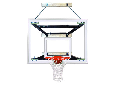 First Team SuperMount82 Maverick Wall Mounted Basketball Goal - 40"x54" Tempered Glass