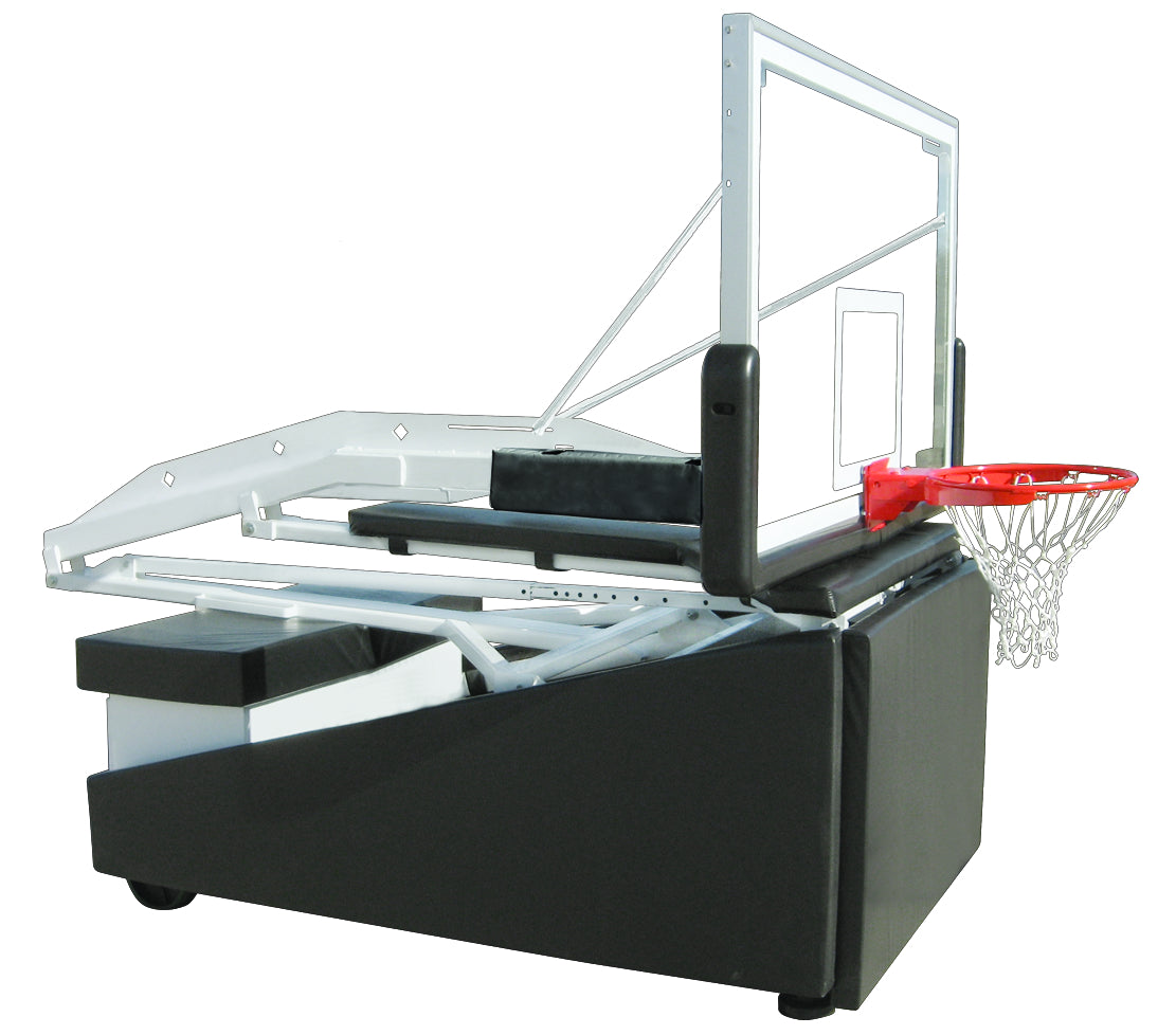 First Team Tempest Triumph Basketball Goal Systems - 42"x72" Tempered Glass