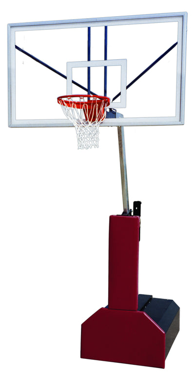 First Team Thunder Arena Portable Basketball Goal - 42"x72" Tempered Glass