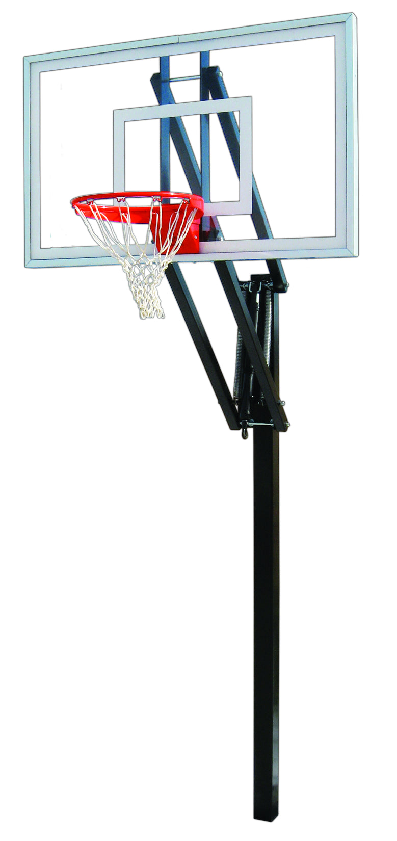 First Team Vector Nitro In Ground Basketball Goal - 36"x60" Tempered Glass